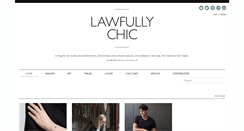 Desktop Screenshot of lawfullychic.com