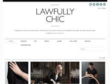 Tablet Screenshot of lawfullychic.com